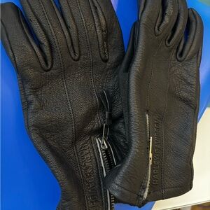 Harley-Davidson Dark Leather Riding Gloves